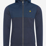 Lyle & Scott Vesten A Softshell jersey zip hoodie - dark navy