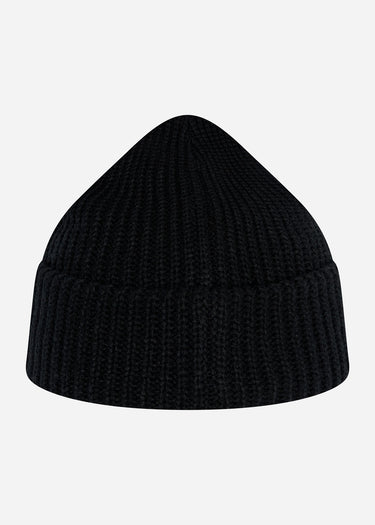 Lyle & Scott Mutsen Casuals fisherman beanie - jet black