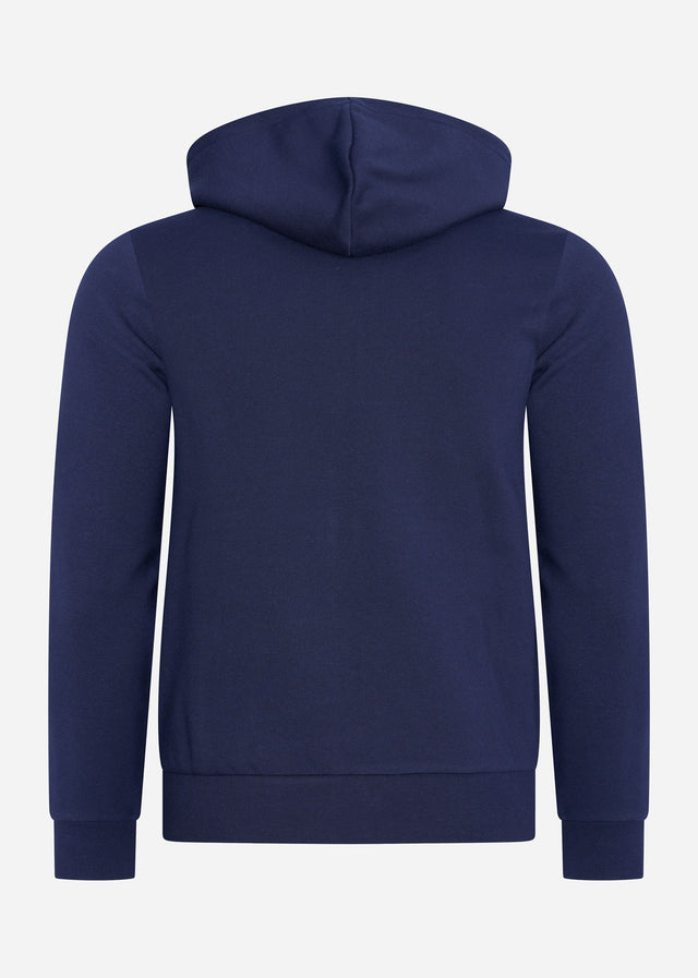 Lacoste Vesten Zip through hoodie - navy blue