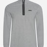 Barbour International Truien Beaker half zip - anthracite marl