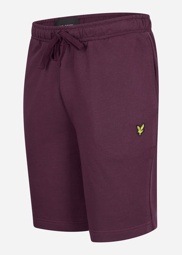 Lyle & Scott Korte Broeken Sweat short - burgundy