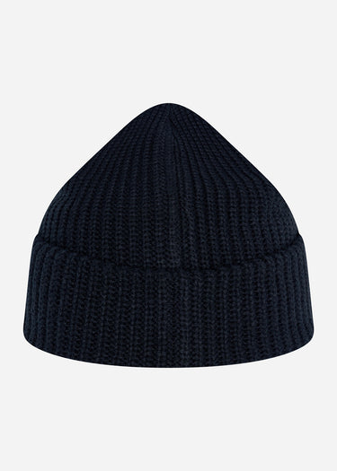 Lyle & Scott Mutsen Casuals fisherman beanie - dark navy