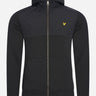 Lyle & Scott Vesten Softshell jersey zip hoodie - jet black