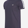 Fred Perry T-shirts Taped ringer t-shirt - dark graphite