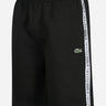 Lacoste Korte Broeken Contrast stripe shorts - black