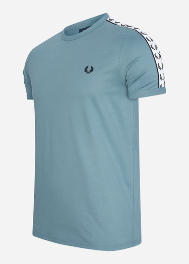 Fred Perry T-shirts Taped ringer t-shirt - ash blue