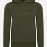 Fred Perry Hoodies Tipped hooded sweatshirt - hunting green