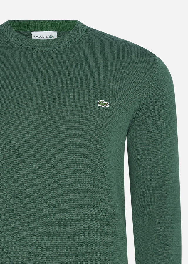 Lacoste Sweaters Cotton sweater - garden green