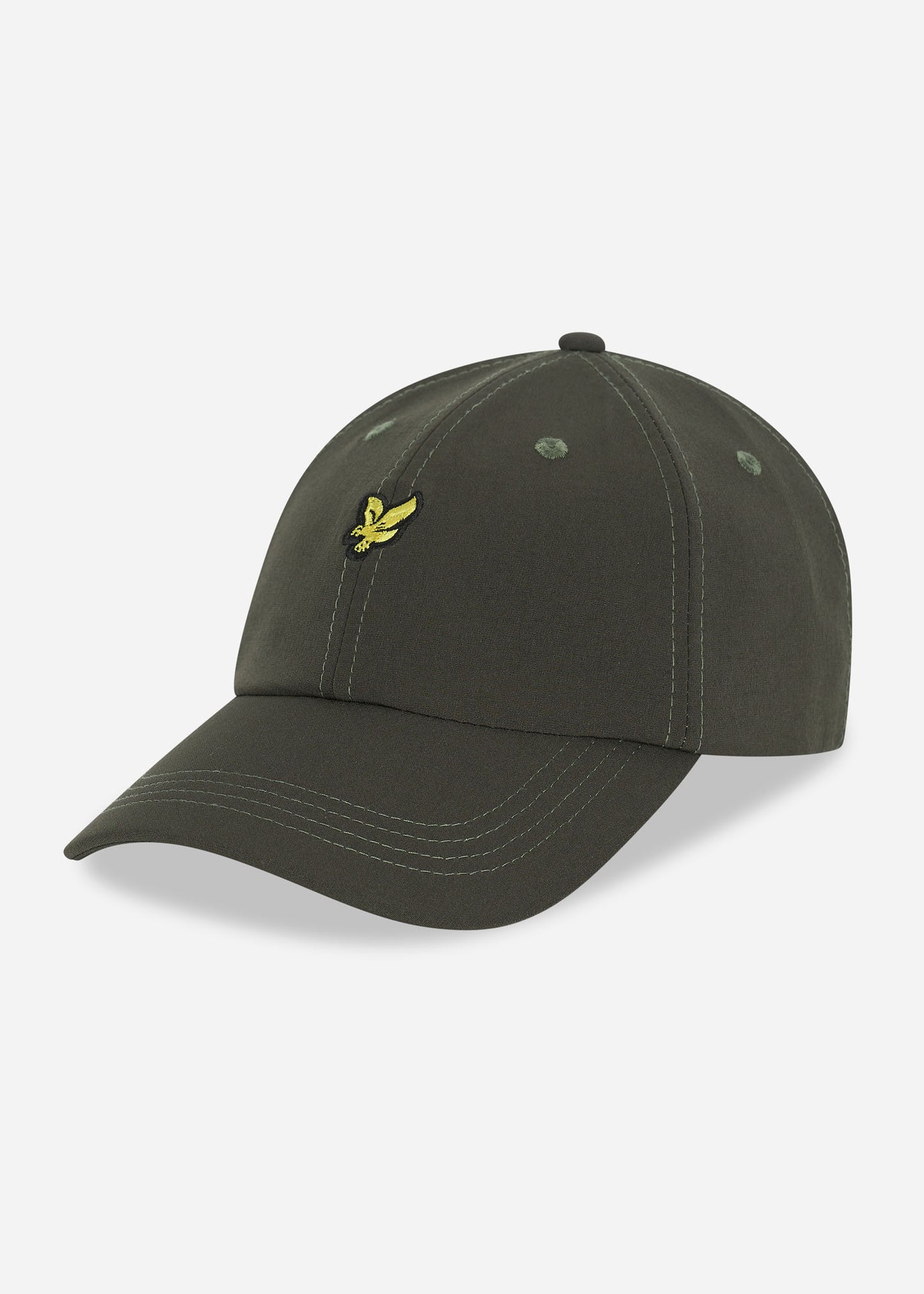 Lyle & Scott Petten Seersucker baseball cap - seaweed