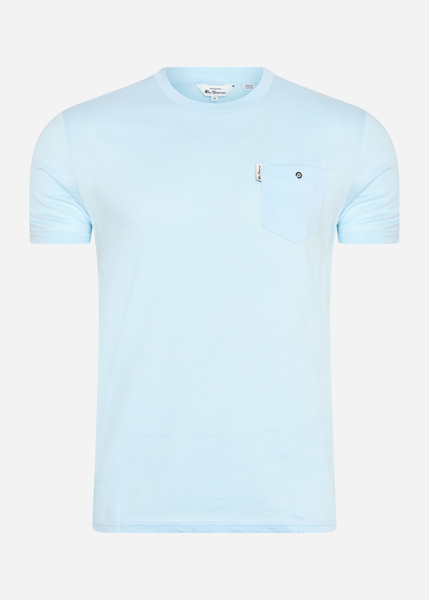 Signature pocket tee - sky blue