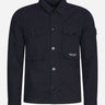 Marshall Artist Overshirts Cotton ripstop overshirt - navy