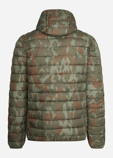 Ellesse Jassen Lombardy padded jacket - camo