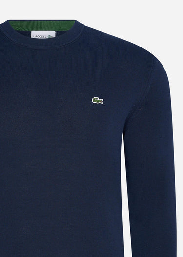Lacoste Truien Cotton sweater - navy blue