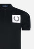 Fred Perry Polo's Badge polo shirt - black