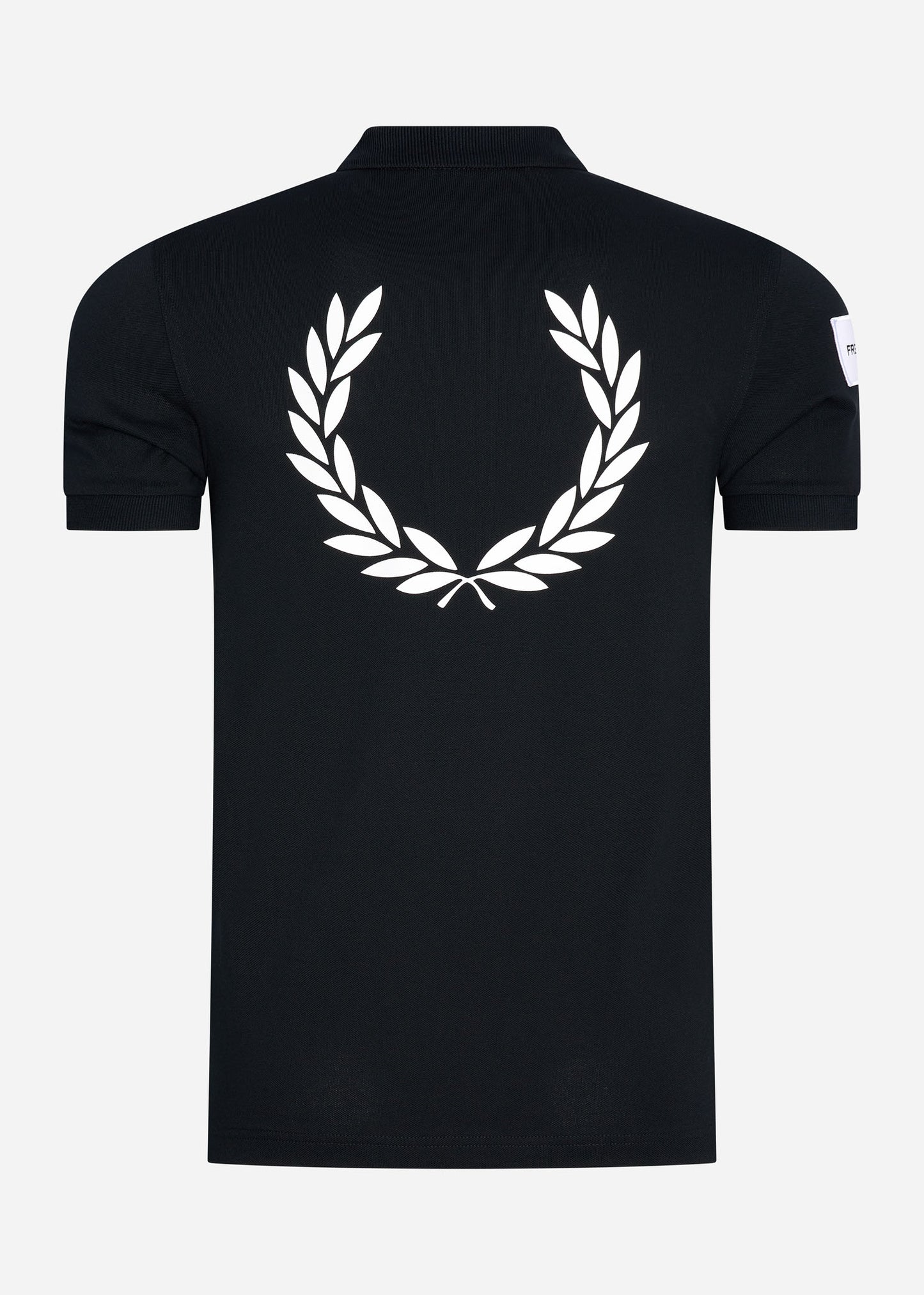fred perry badge polo shirt black