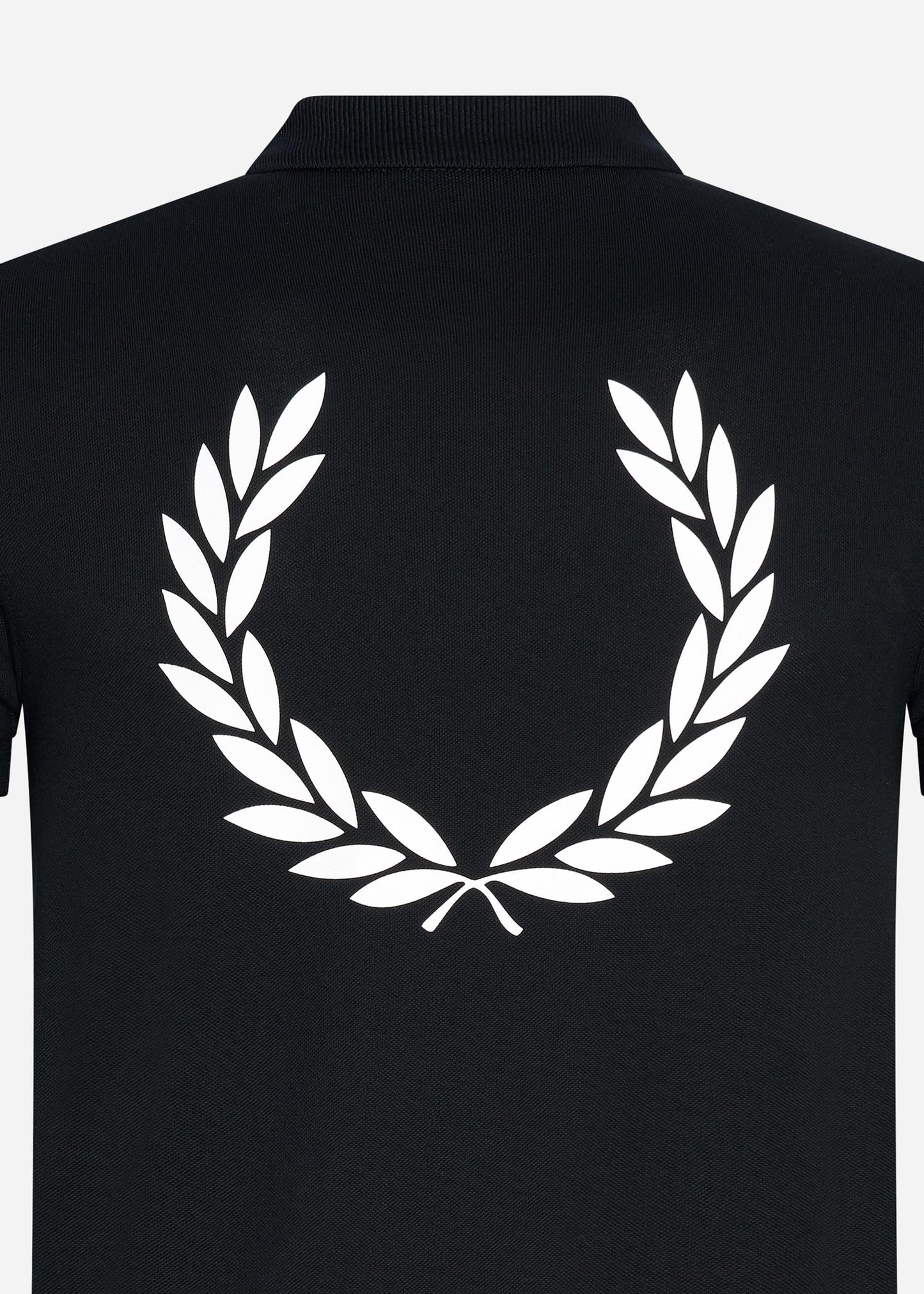 fred perry badge polo shirt black