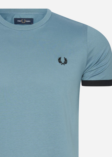 Fred Perry T-shirts  Ringer t-shirt - ash blue