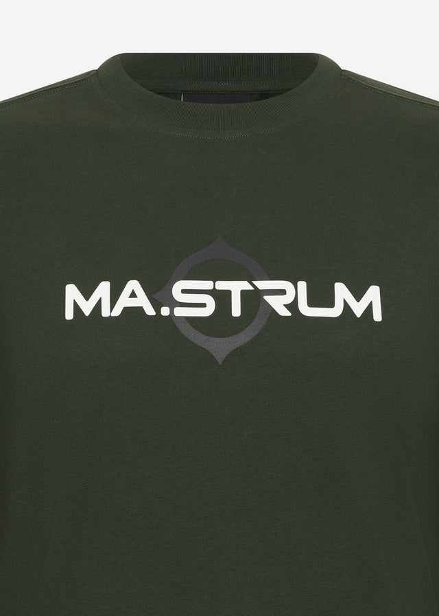 MA.Strum Longsleeve Tees LS logo print tee - oil slick