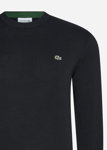 Lacoste Truien Cotton sweater - black