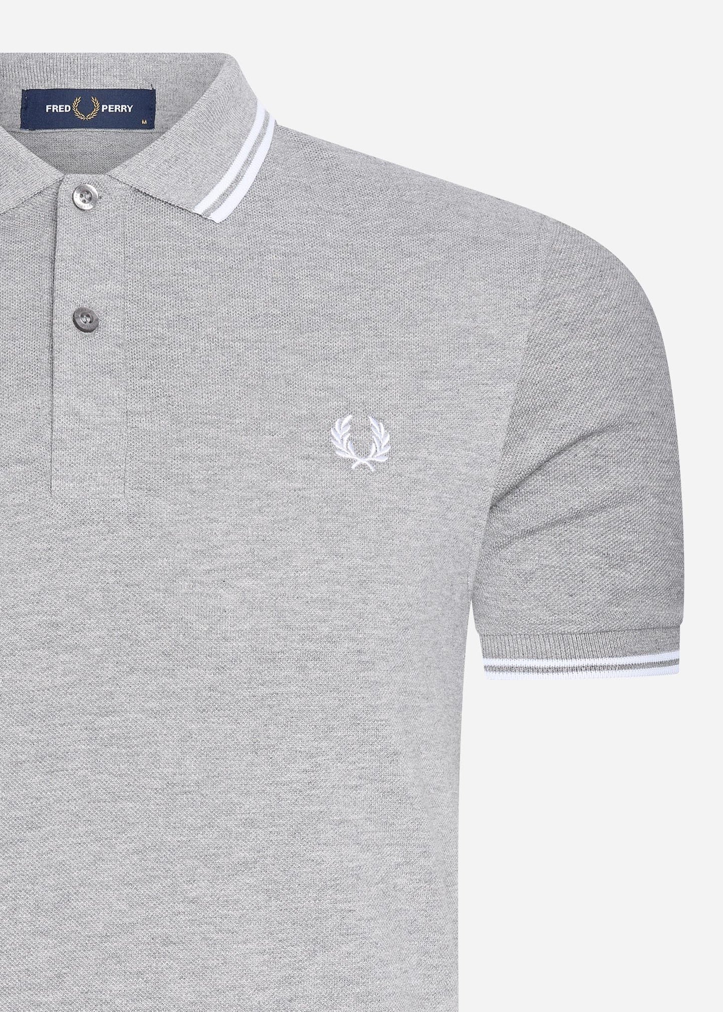 fred perry polo grijs