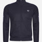 Fred Perry Vesten  Panelled taped track jacket - navy 