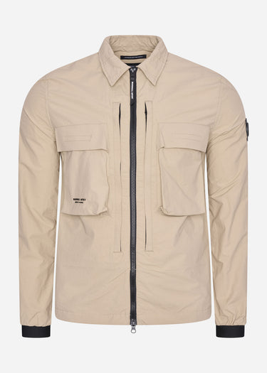 Marshall Artist Overshirts Forte polyamide overshirt - sandstone