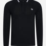 Fred Perry Longsleeve Polo's LS twin tipped shirt - black