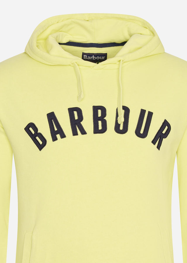 Barbour Hoodies Acton hoodie - lemon zest