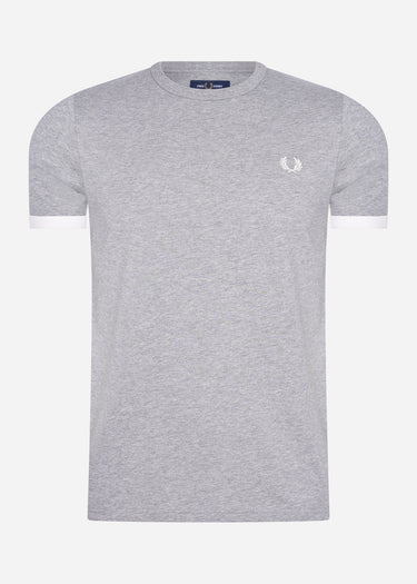 Fred Perry T-shirts Ringer t-shirt - steel marl