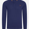 Fred Perry Longsleeve Polo's LS twin tipped shirt - french navy