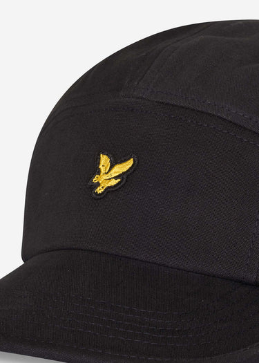 Lyle & Scott Petten Five panel cap - true black