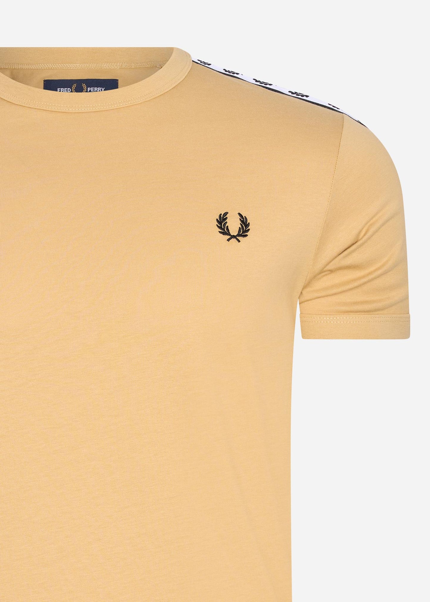 Fred Perry T-shirts Taped ringer t-shirt - desert