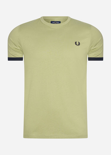 Fred Perry T-shirts Ringer t-shirt - sage green