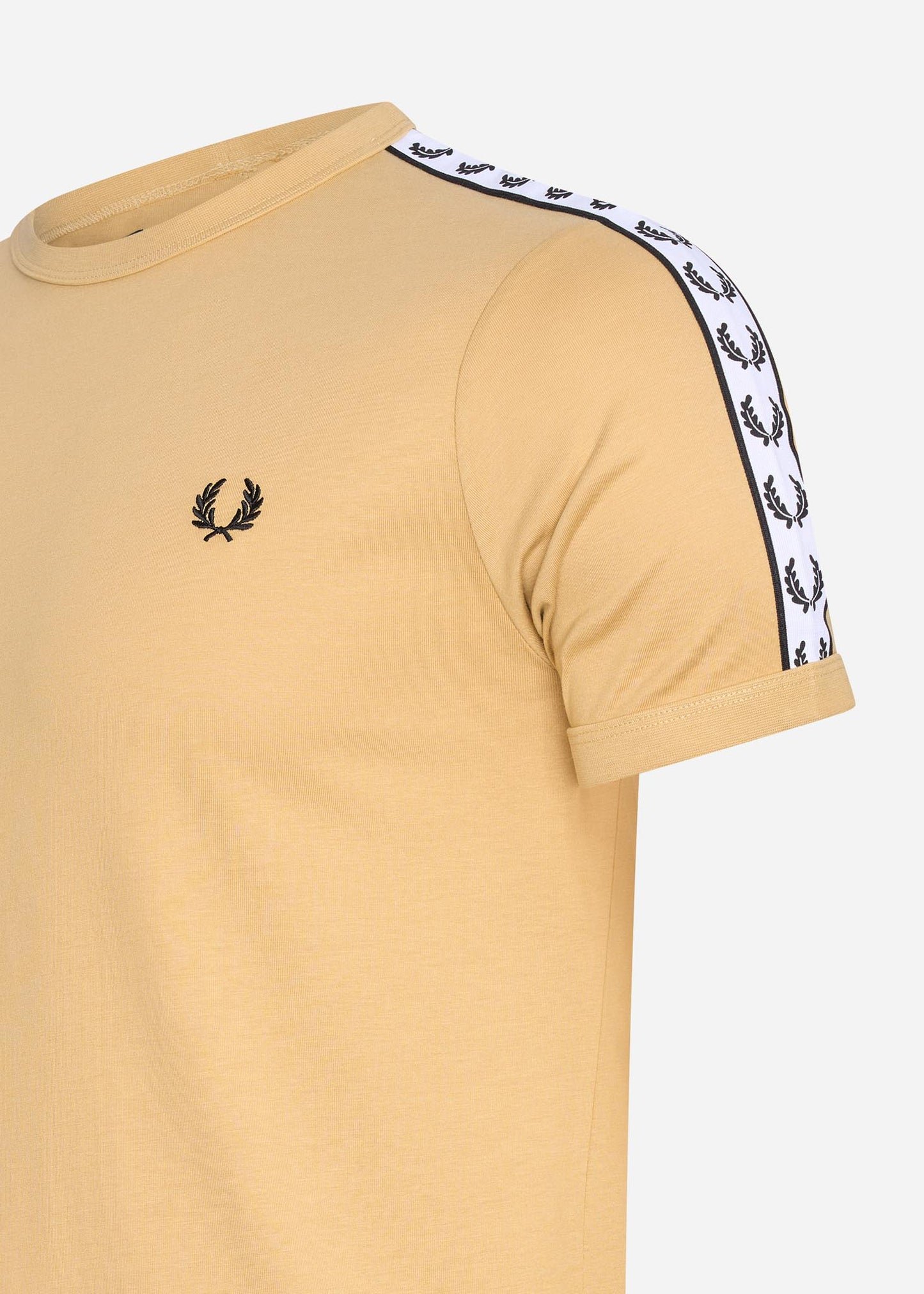 Fred Perry T-shirts Taped ringer t-shirt - desert