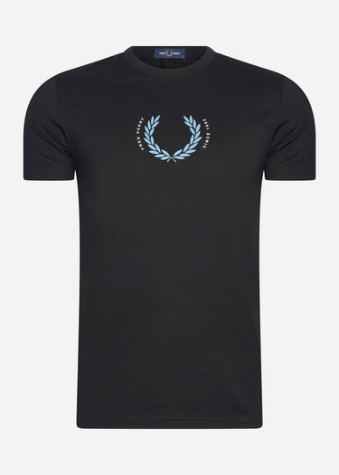 Fred Perry T-shirts Laurel wreath t-shirt - black