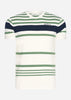 Ben Sherman T-shirts Engineered stripe tee - snow white