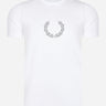 Fred Perry T-shirts Reflective laurel wreath t-shirt - white