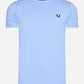Fred Perry T-shirts  Taped ringer t-shirt - sky 