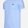 Fred Perry T-shirts Taped ringer t-shirt - sky
