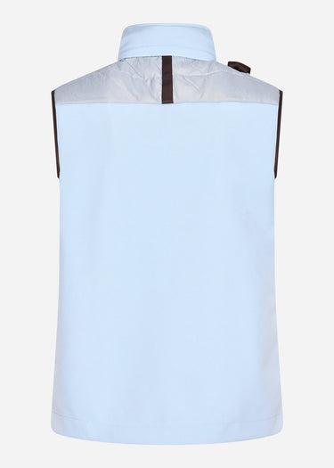 MA.Strum Bodywarmers Softshell down quilt gilet - illusion blue