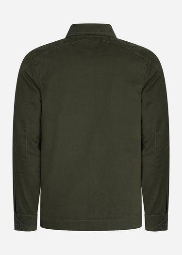 MA.Strum Overshirts  Two pocket overshirt - oil slick
