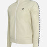 Fred Perry Vesten Taped track jacket - light oyster