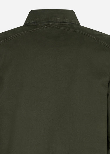 MA.Strum Overshirts  Two pocket overshirt - oil slick