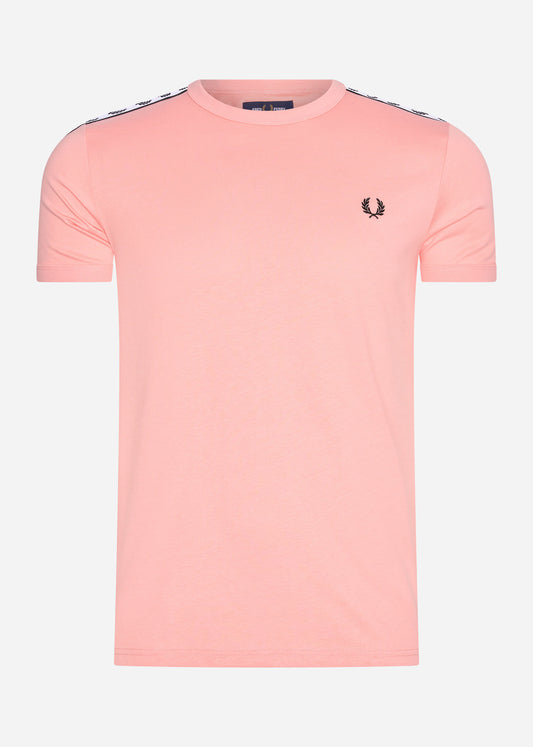 Fred Perry T-shirts  Taped ringer t-shirt - pink peach 