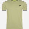Fred Perry T-shirts Twin tipped t-shirt - sage green