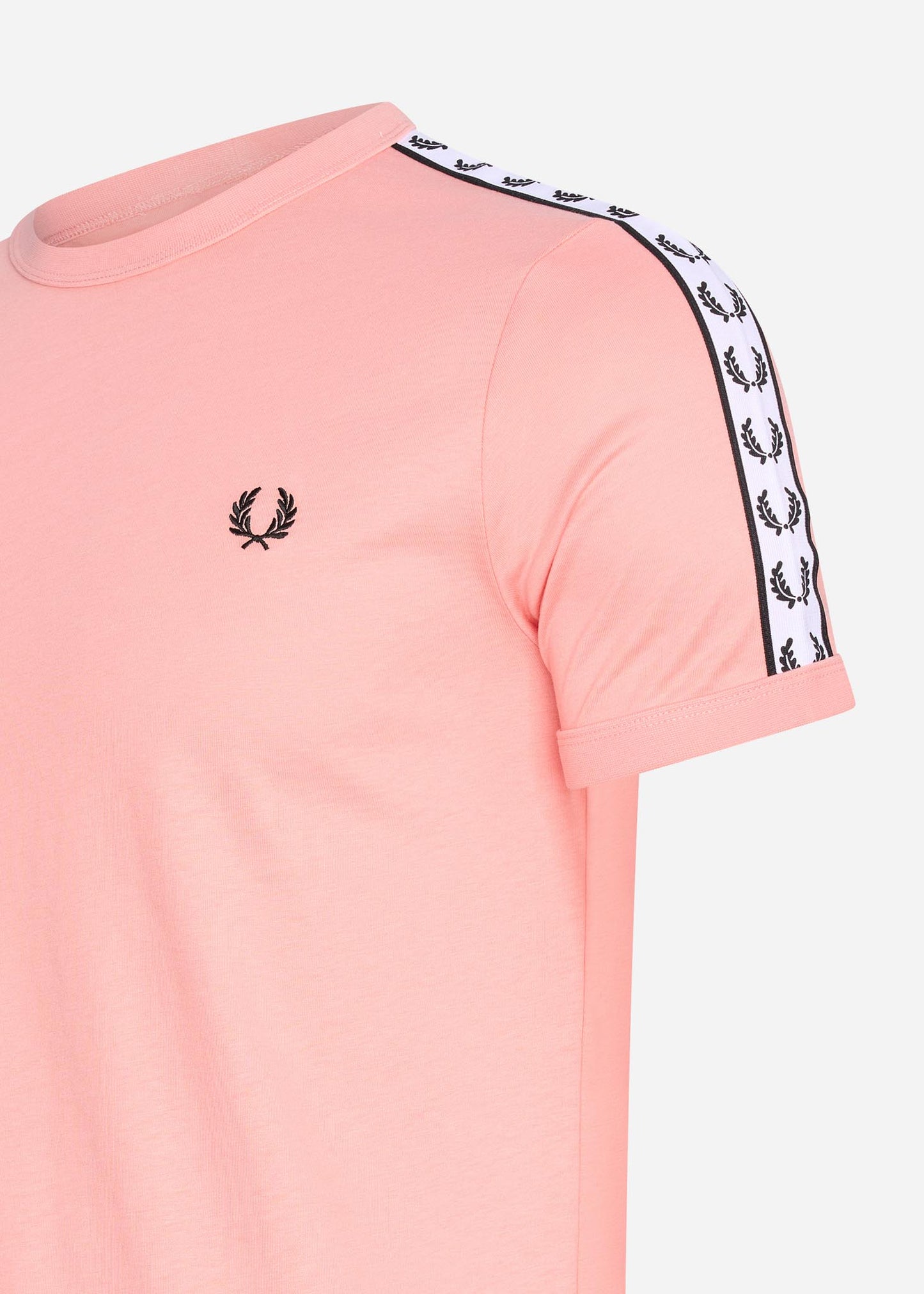 Taped ringer t-shirt - pink peach - Fred Perry