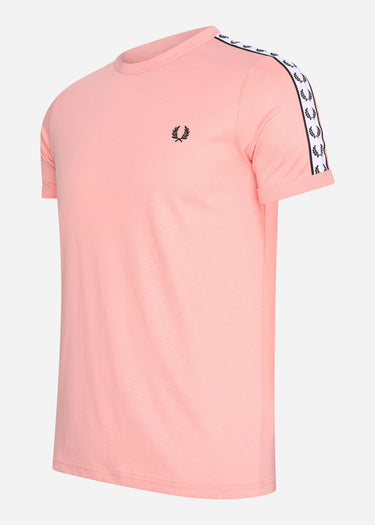 Fred Perry T-shirts Taped ringer t-shirt - pink peach