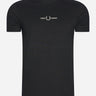 Fred Perry T-shirts Embroidered t-shirt - black
