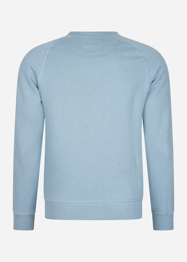 Barbour International Truien  Essential crew neck sweat - powder blue