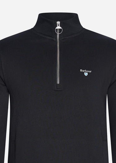 Barbour Truien Rothley half zip - black